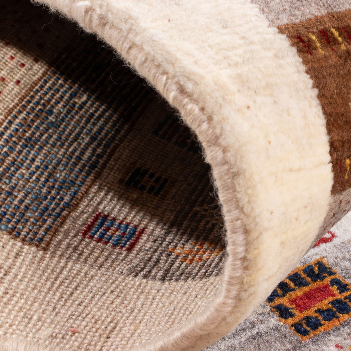 Tappeto Gabbeh - Loribaft Persero - 136 x 85 cm - multicolore