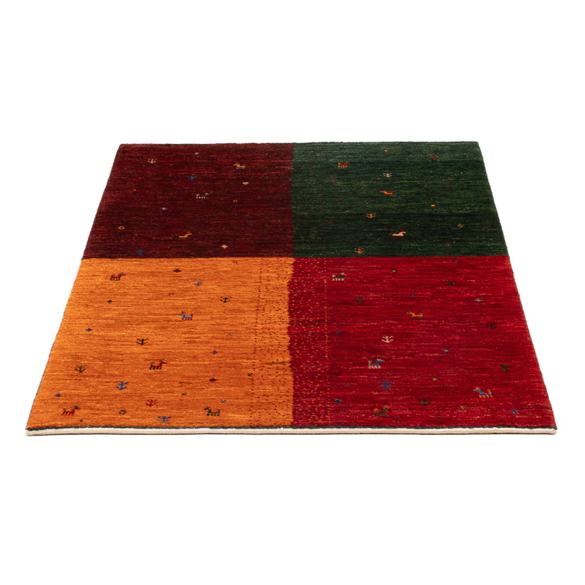 Tappeto Gabbeh - Loribaft Persero - 126 x 82 cm - multicolore