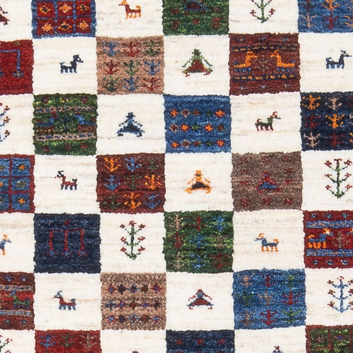 Tappeto Gabbeh - Loribaft Persero - 132 x 78 cm - multicolore