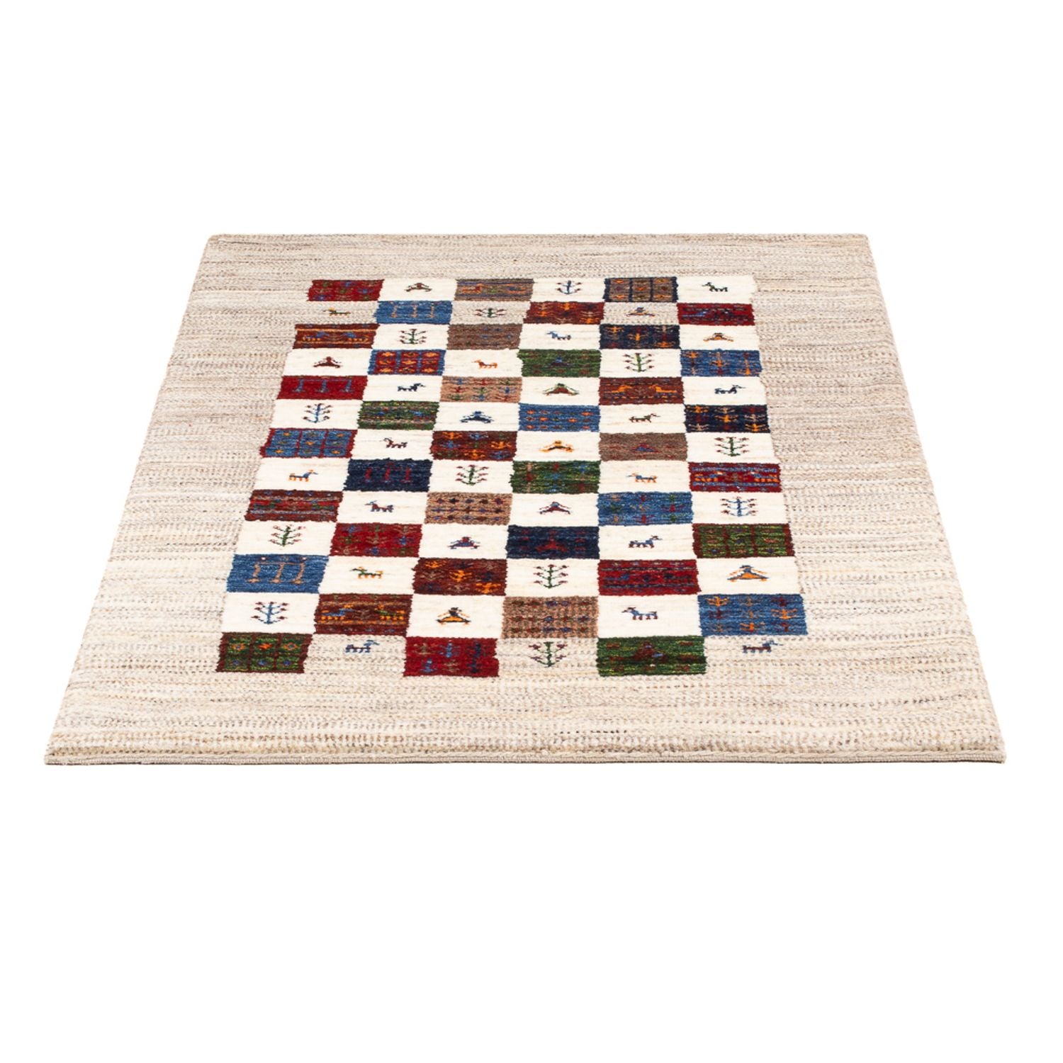 Tappeto Gabbeh - Loribaft Persero - 132 x 78 cm - multicolore