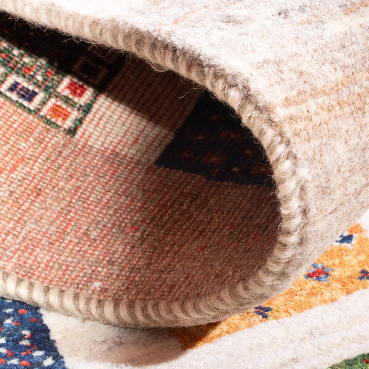 Tappeto Gabbeh - Loribaft Persero - 130 x 84 cm - multicolore