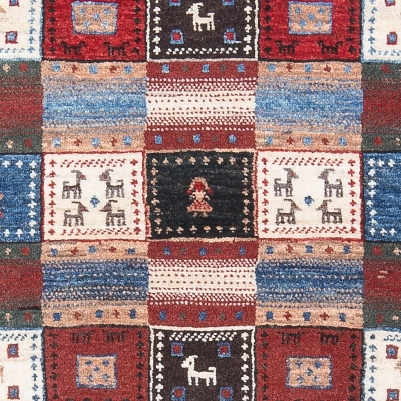 Tappeto Gabbeh - Loribaft Persero - 128 x 82 cm - multicolore