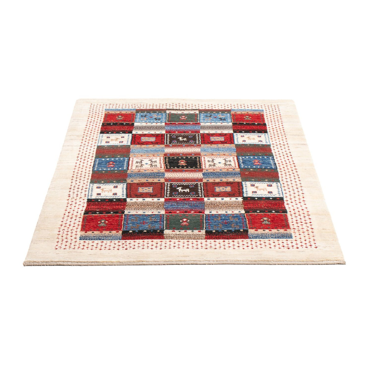 Tappeto Gabbeh - Loribaft Persero - 128 x 82 cm - multicolore