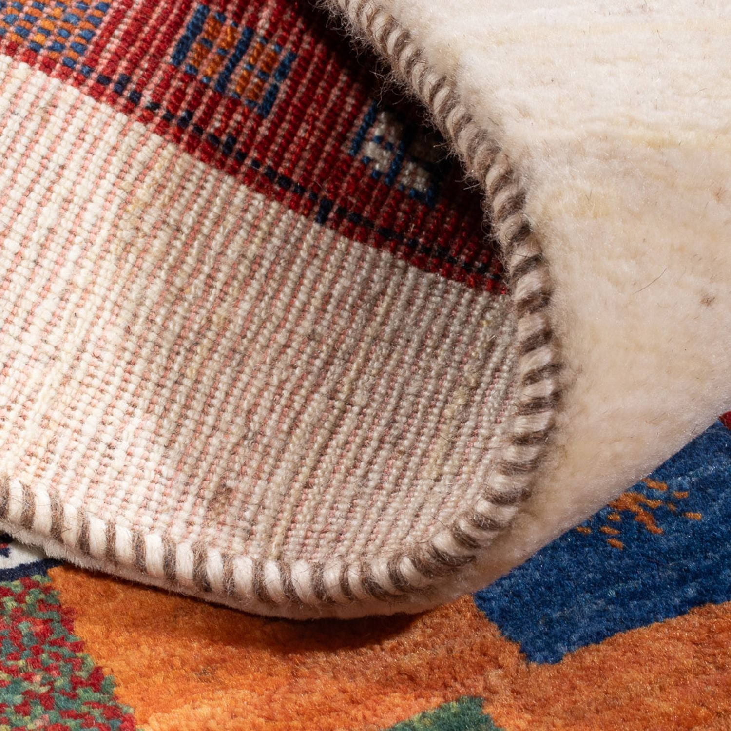 Tappeto Gabbeh - Loribaft Persero - 126 x 83 cm - multicolore
