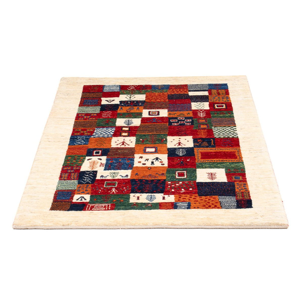 Tappeto Gabbeh - Loribaft Persero - 130 x 84 cm - multicolore