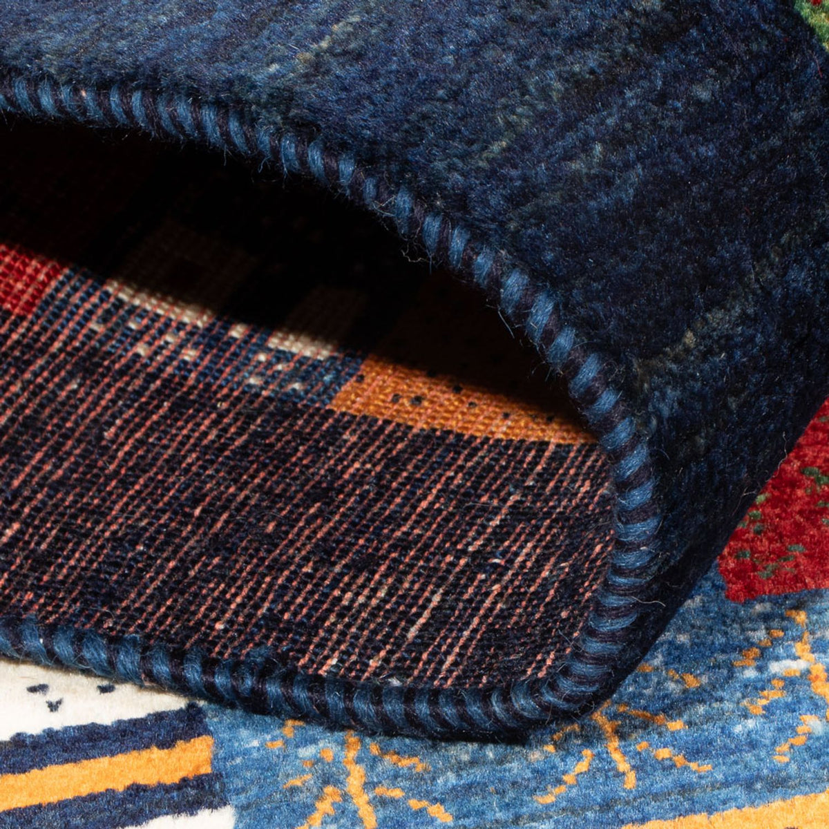 Tappeto Gabbeh - Loribaft Persero - 129 x 83 cm - multicolore