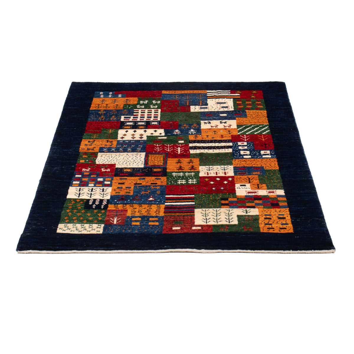 Tappeto Gabbeh - Loribaft Persero - 129 x 83 cm - multicolore