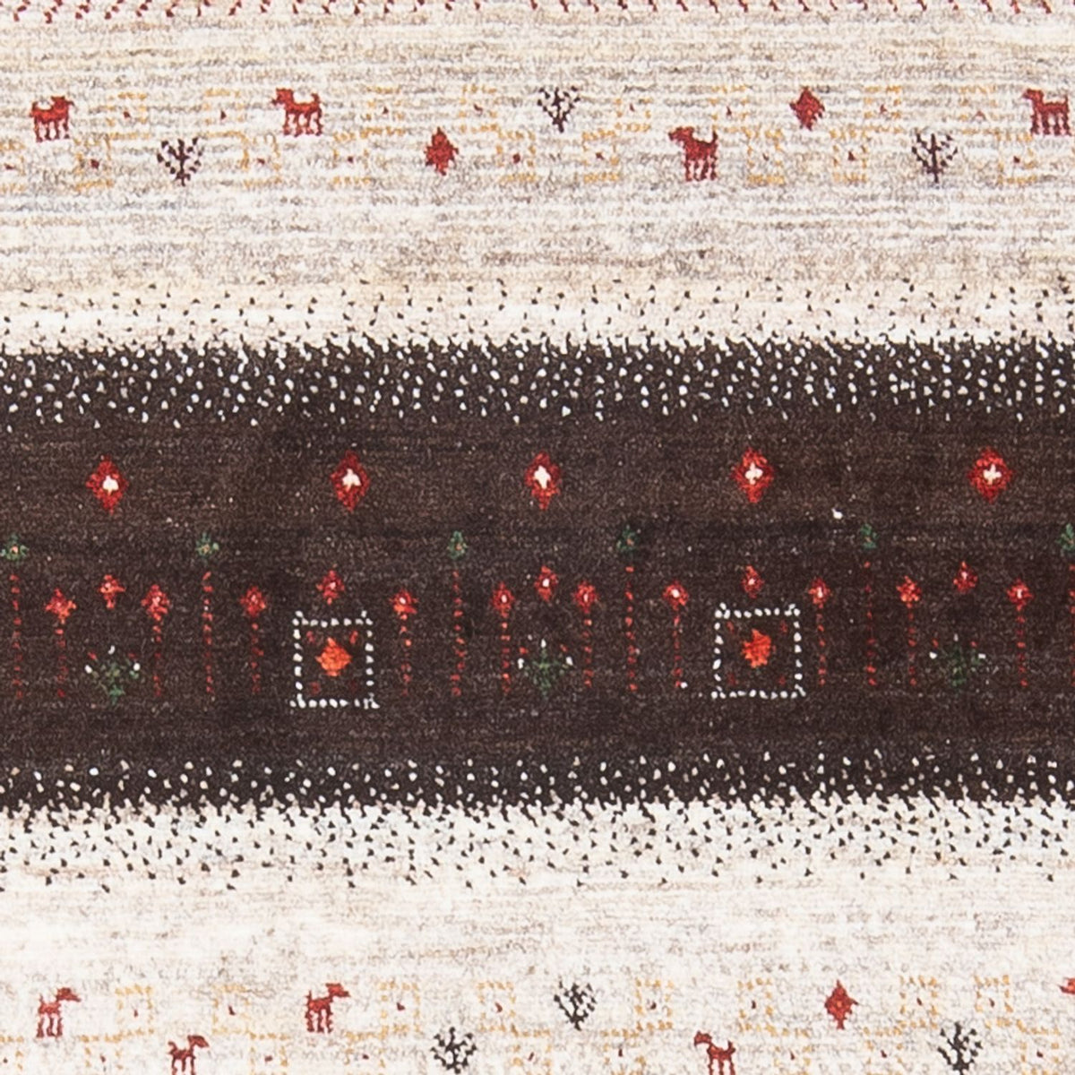 Tappeto Gabbeh - Loribaft Persero - 126 x 84 cm - multicolore