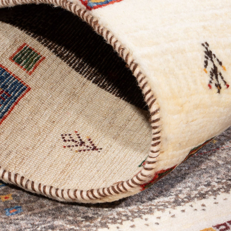 Tappeto Gabbeh - Loribaft Persero - 126 x 84 cm - multicolore