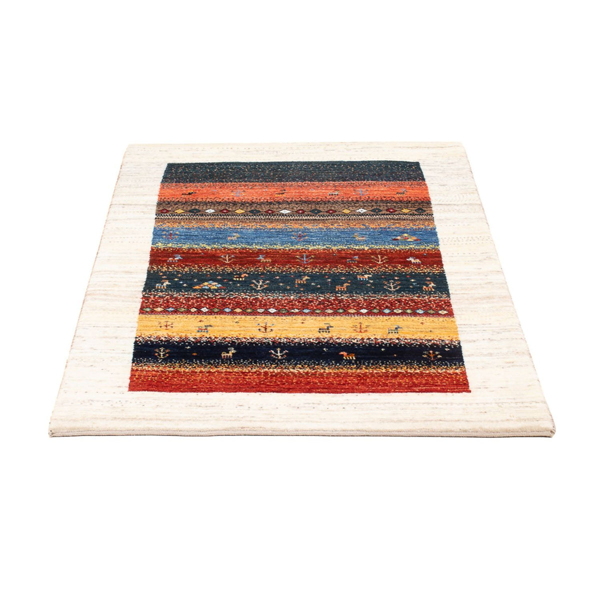 Tappeto Gabbeh - Loribaft Persero - 130 x 80 cm - multicolore