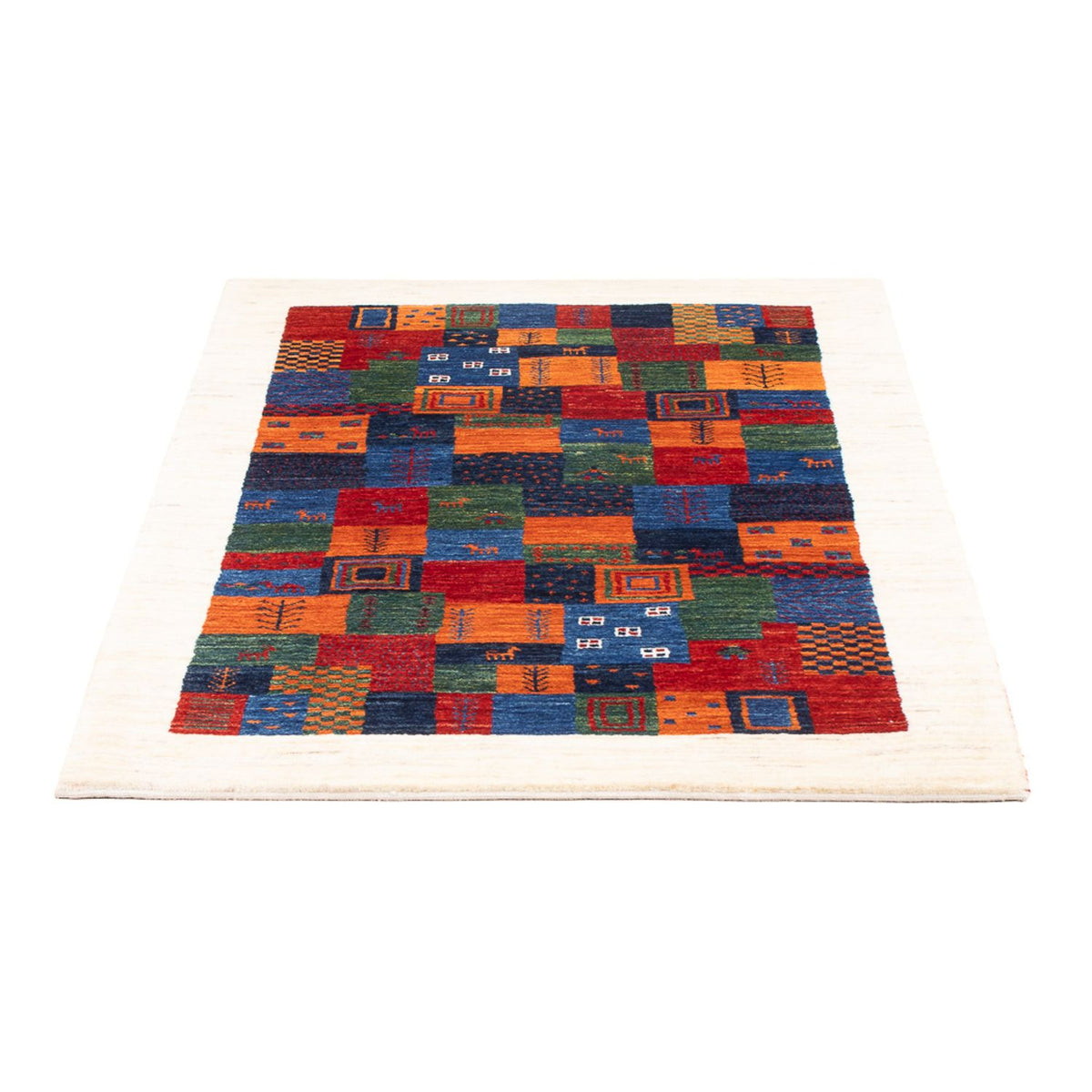 Tappeto Gabbeh - Loribaft Persero - 132 x 86 cm - multicolore