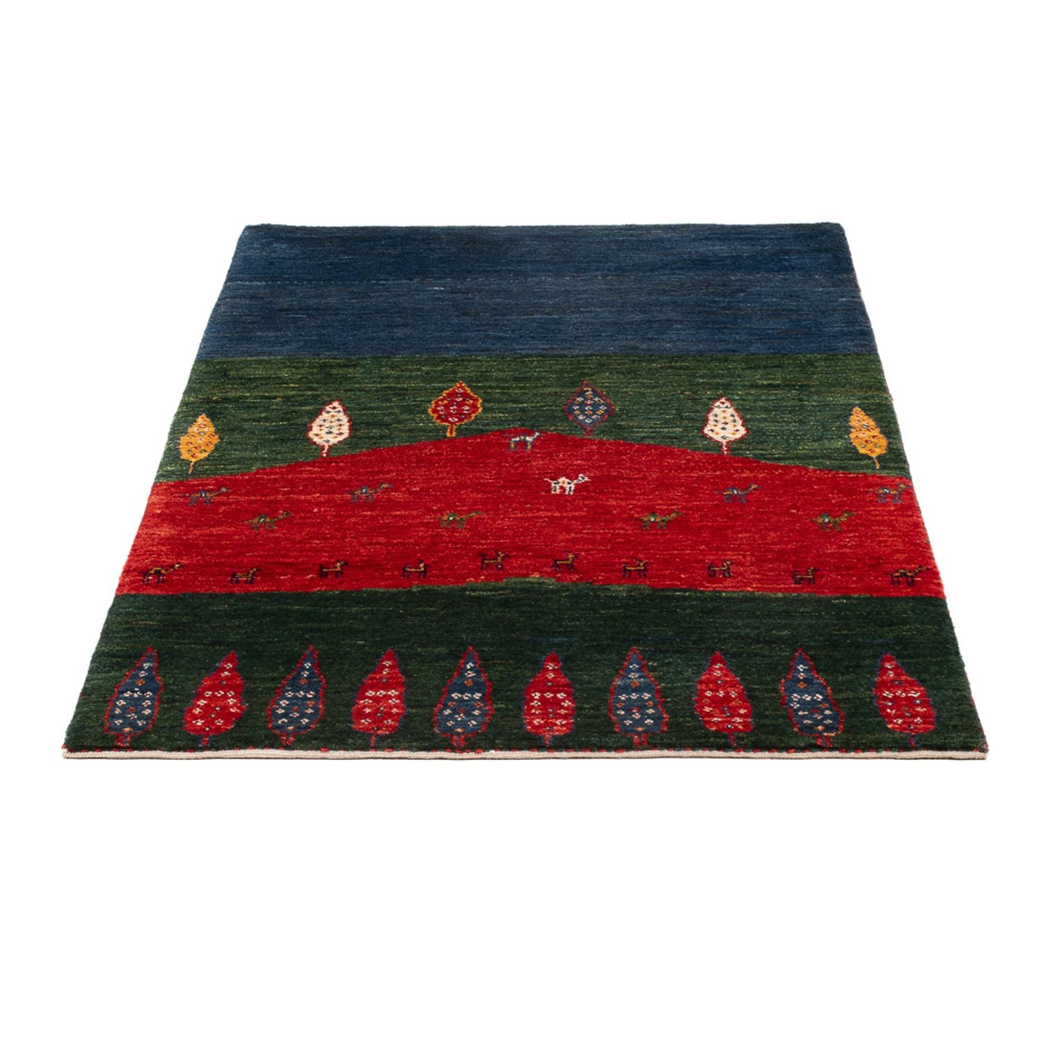 Tappeto Gabbeh - Loribaft Persero - 131 x 81 cm - multicolore