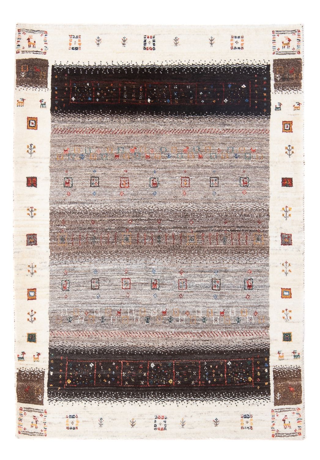 Tappeto Gabbeh - Loribaft Persero - 125 x 87 cm - multicolore