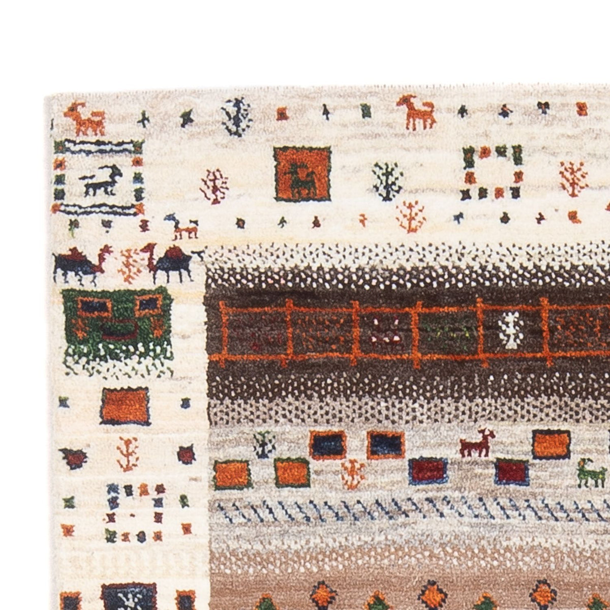 Tappeto Gabbeh - Loribaft Persero - 127 x 84 cm - multicolore