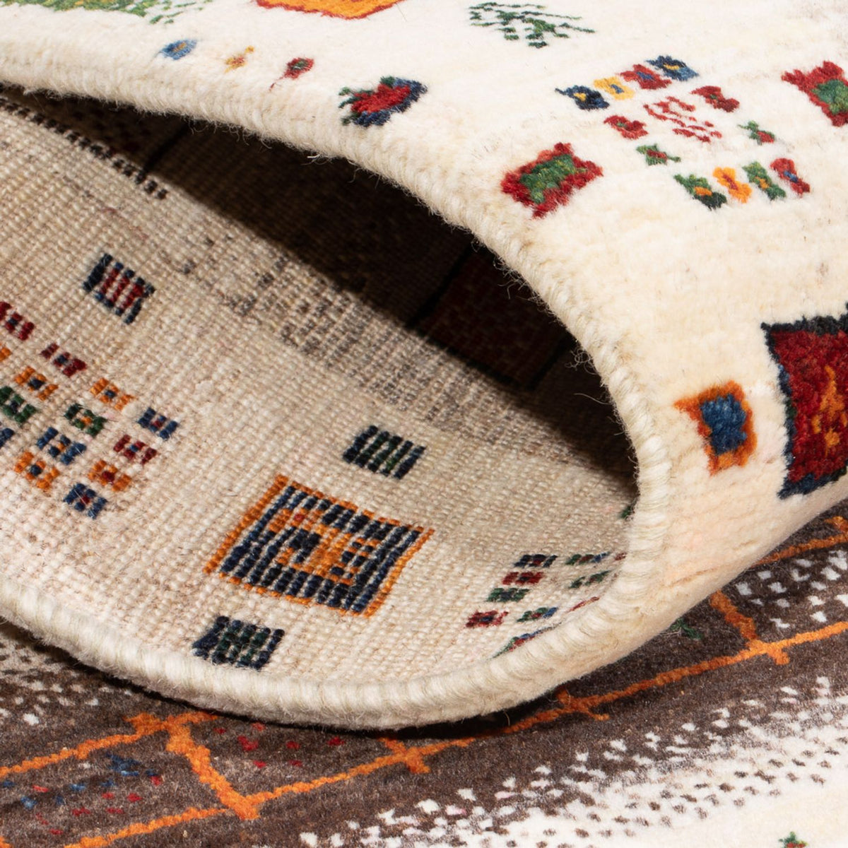 Tappeto Gabbeh - Loribaft Persero - 127 x 84 cm - multicolore