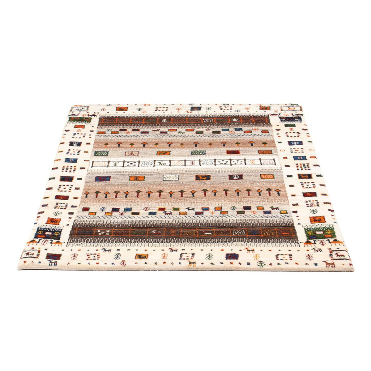 Tappeto Gabbeh - Loribaft Persero - 127 x 84 cm - multicolore