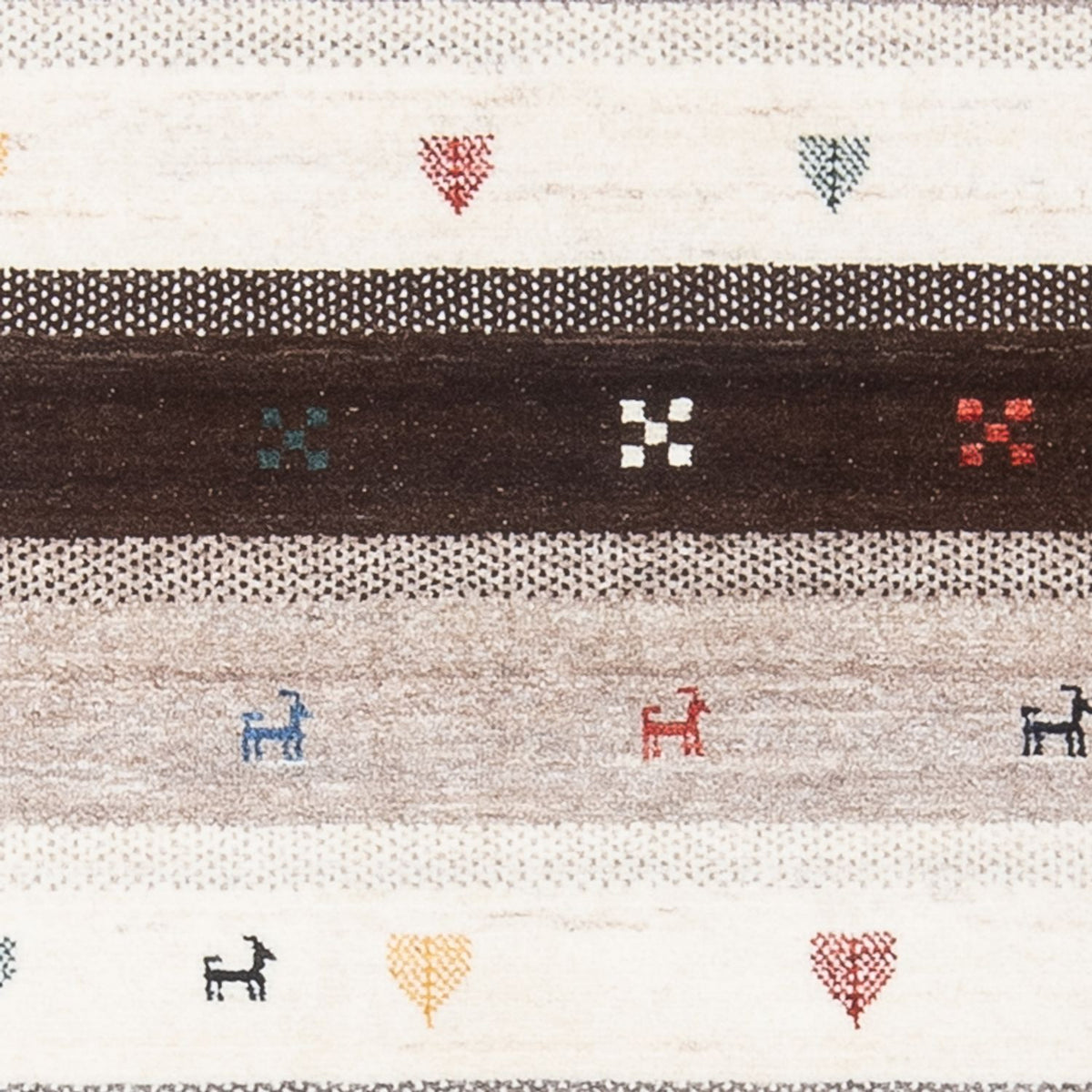 Tappeto Gabbeh - Loribaft Persero - 130 x 85 cm - multicolore