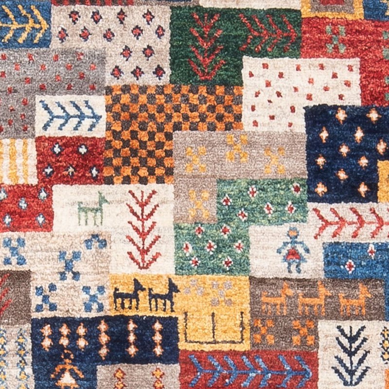 Tappeto Gabbeh - Loribaft Persero - 129 x 78 cm - multicolore