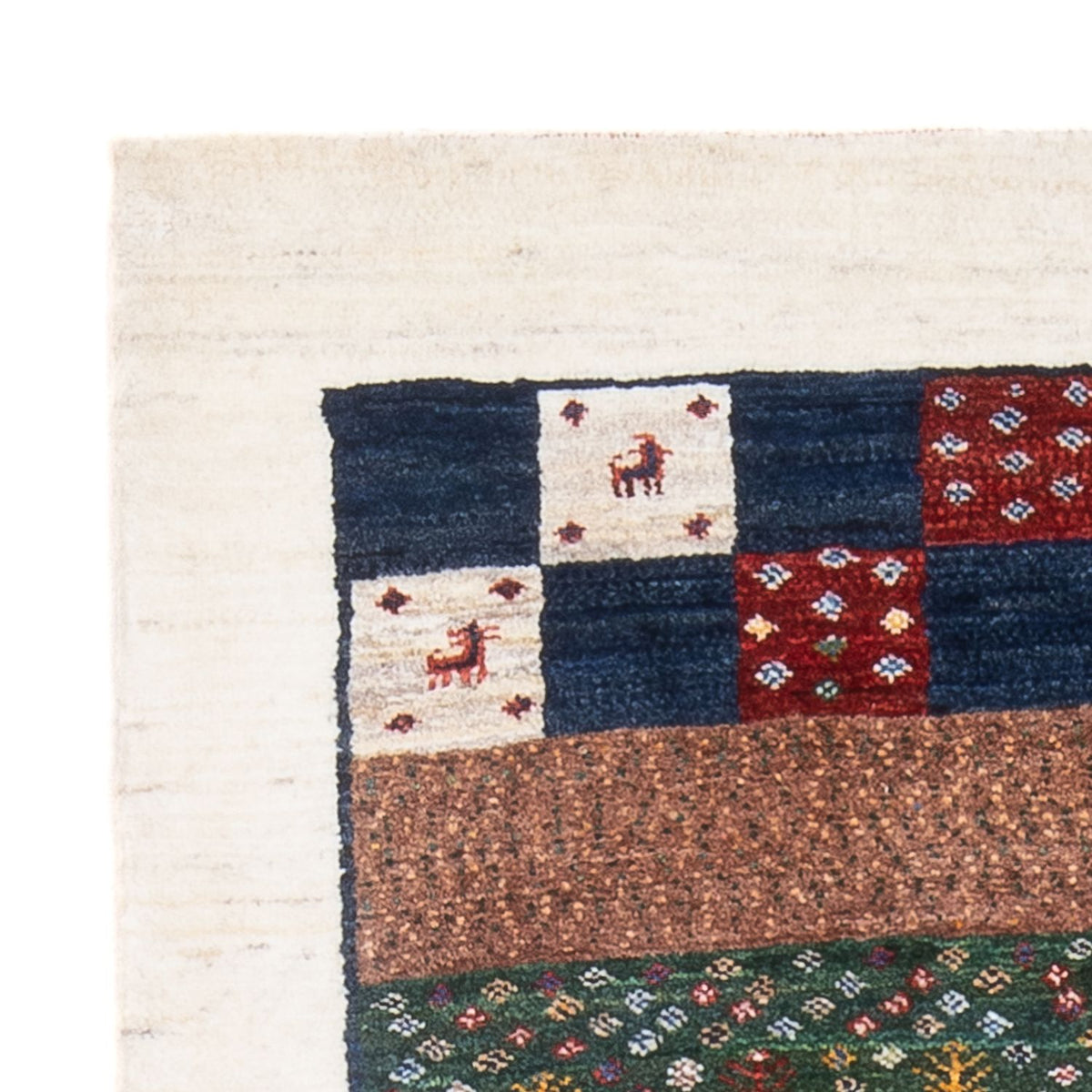 Tappeto Gabbeh - Loribaft Persero - 131 x 86 cm - multicolore