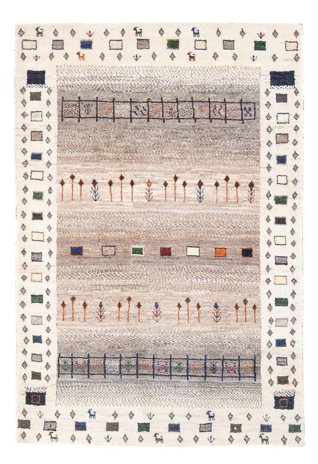 Tappeto Gabbeh - Loribaft Persero - 134 x 86 cm - multicolore