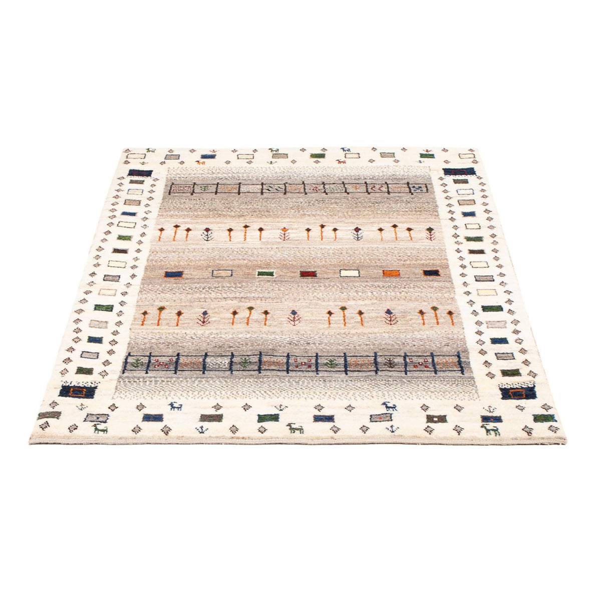 Tappeto Gabbeh - Loribaft Persero - 134 x 86 cm - multicolore