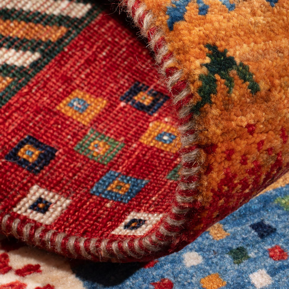 Tappeto Gabbeh - Loribaft Persero - 130 x 82 cm - multicolore