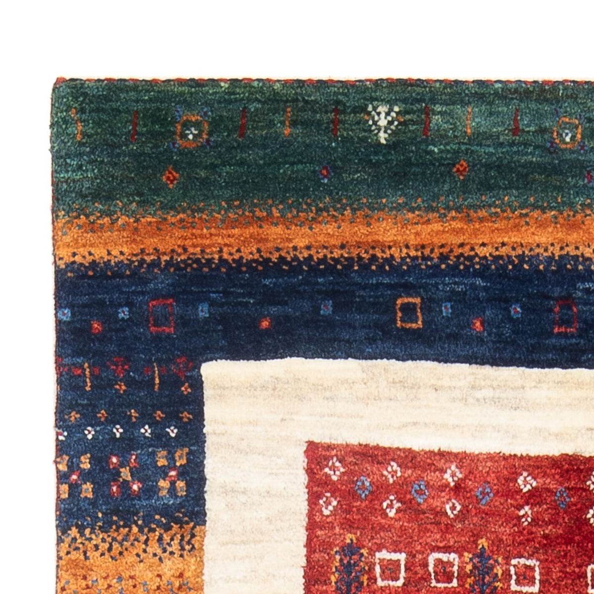 Tappeto Gabbeh - Loribaft Persero - 138 x 83 cm - multicolore