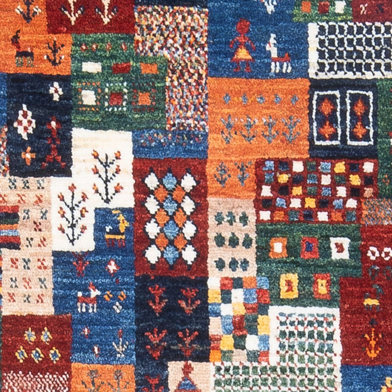 Tappeto Gabbeh - Loribaft Persero - 125 x 84 cm - multicolore