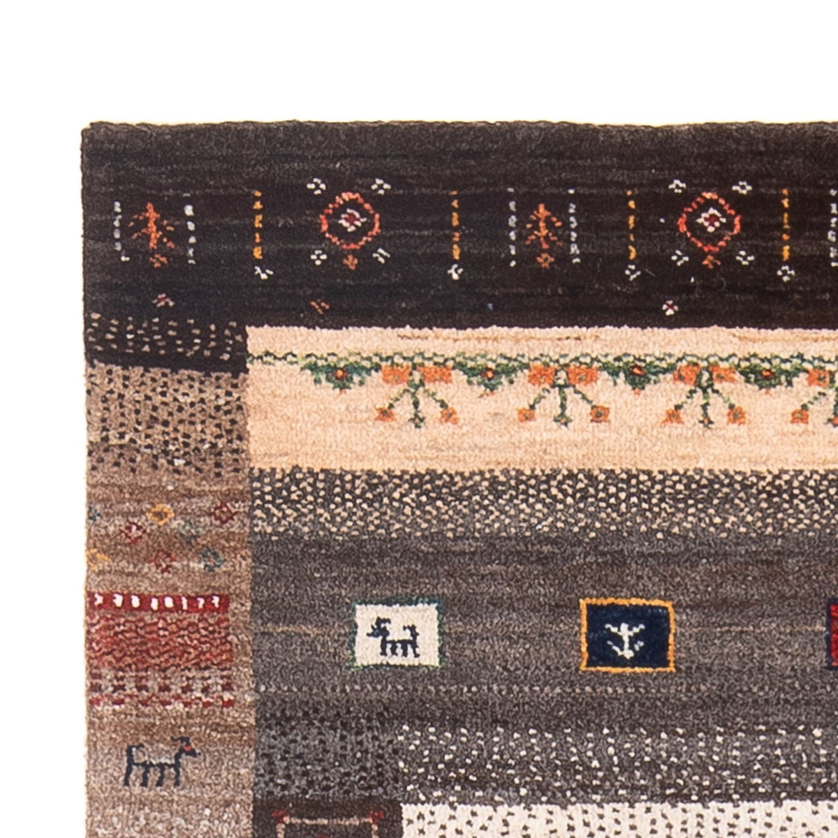 Tappeto Gabbeh - Loribaft Persero - 121 x 80 cm - multicolore