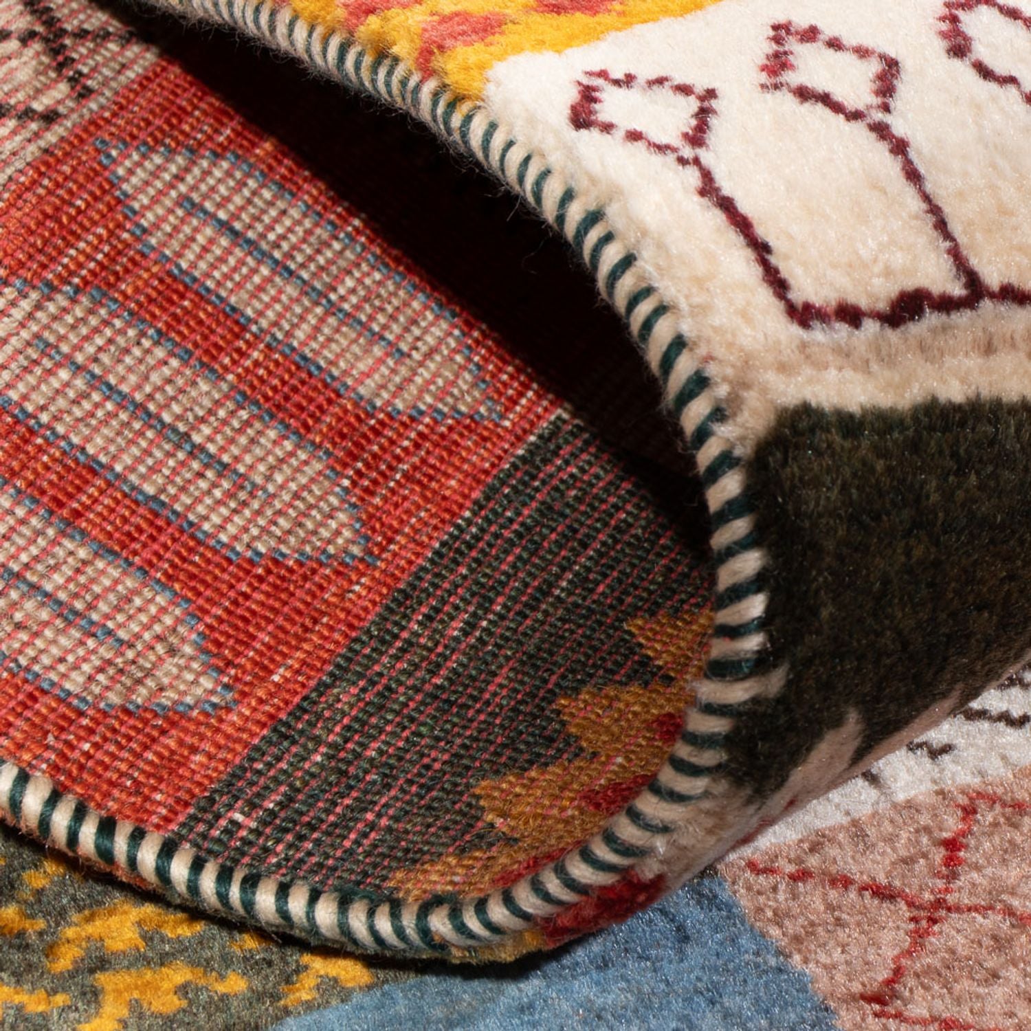 Tappeto Gabbeh - Loribaft Persero - 125 x 82 cm - multicolore