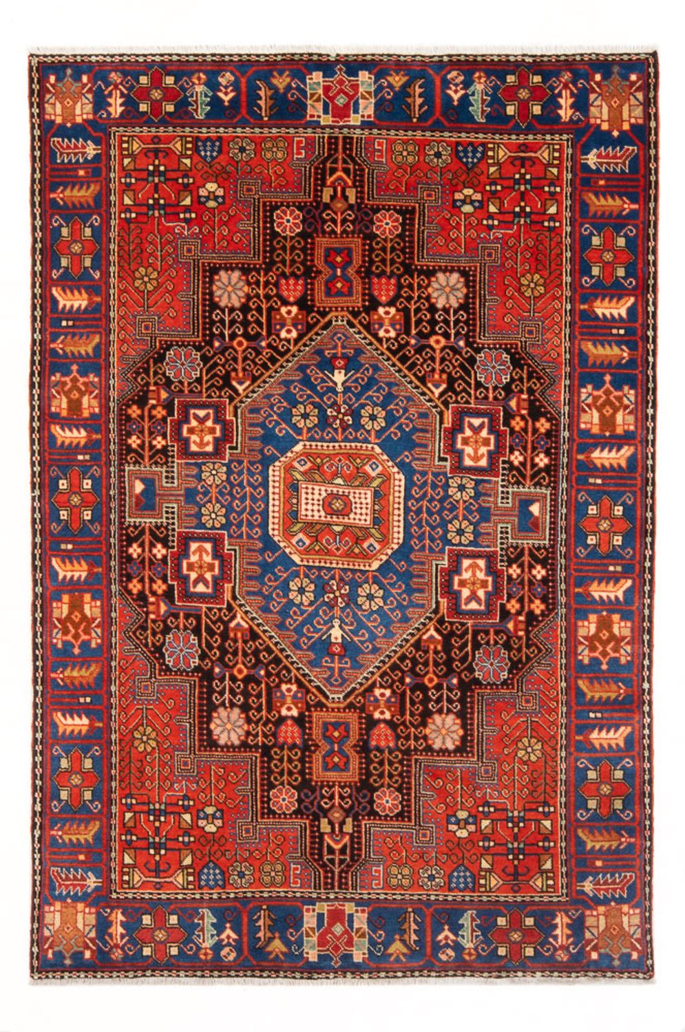 Tappeto Persero - Nomade - 193 x 136 cm - blu
