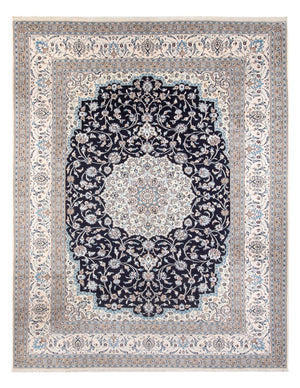 Tappeto Persero - Nain - 398 x 302 cm - blu scuro