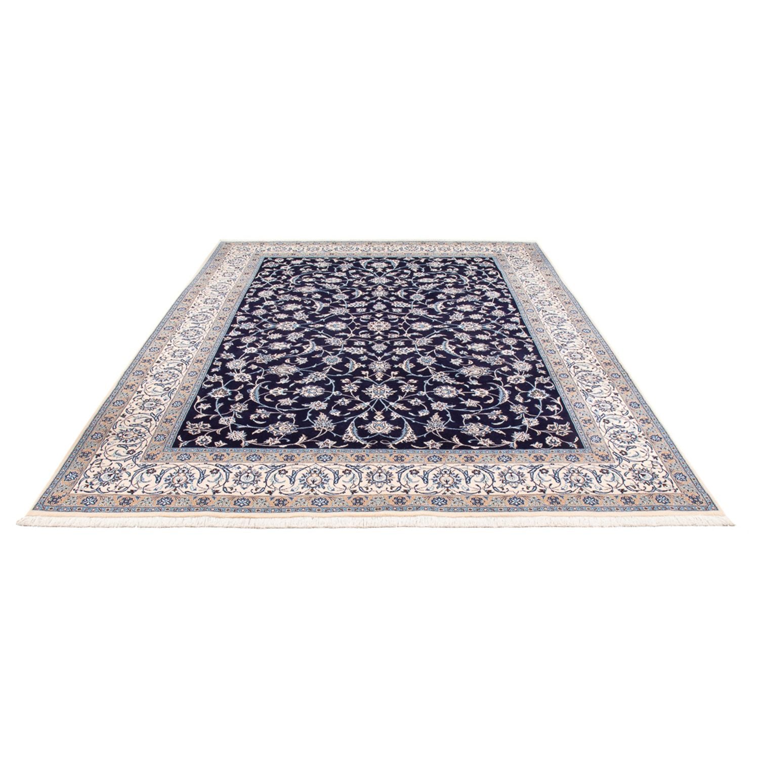 Tappeto Persero - Nain - 354 x 247 cm - blu scuro