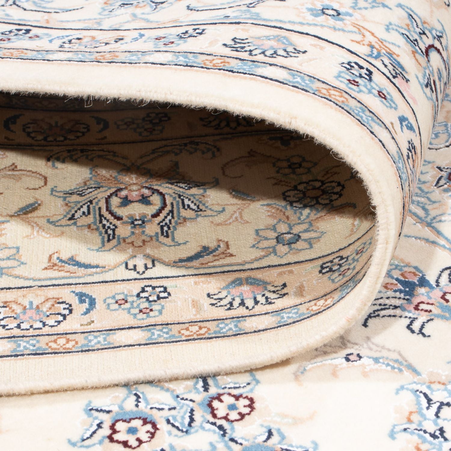 Tappeto Persero - Nain - Premio - 236 x 169 cm - blu chiaro