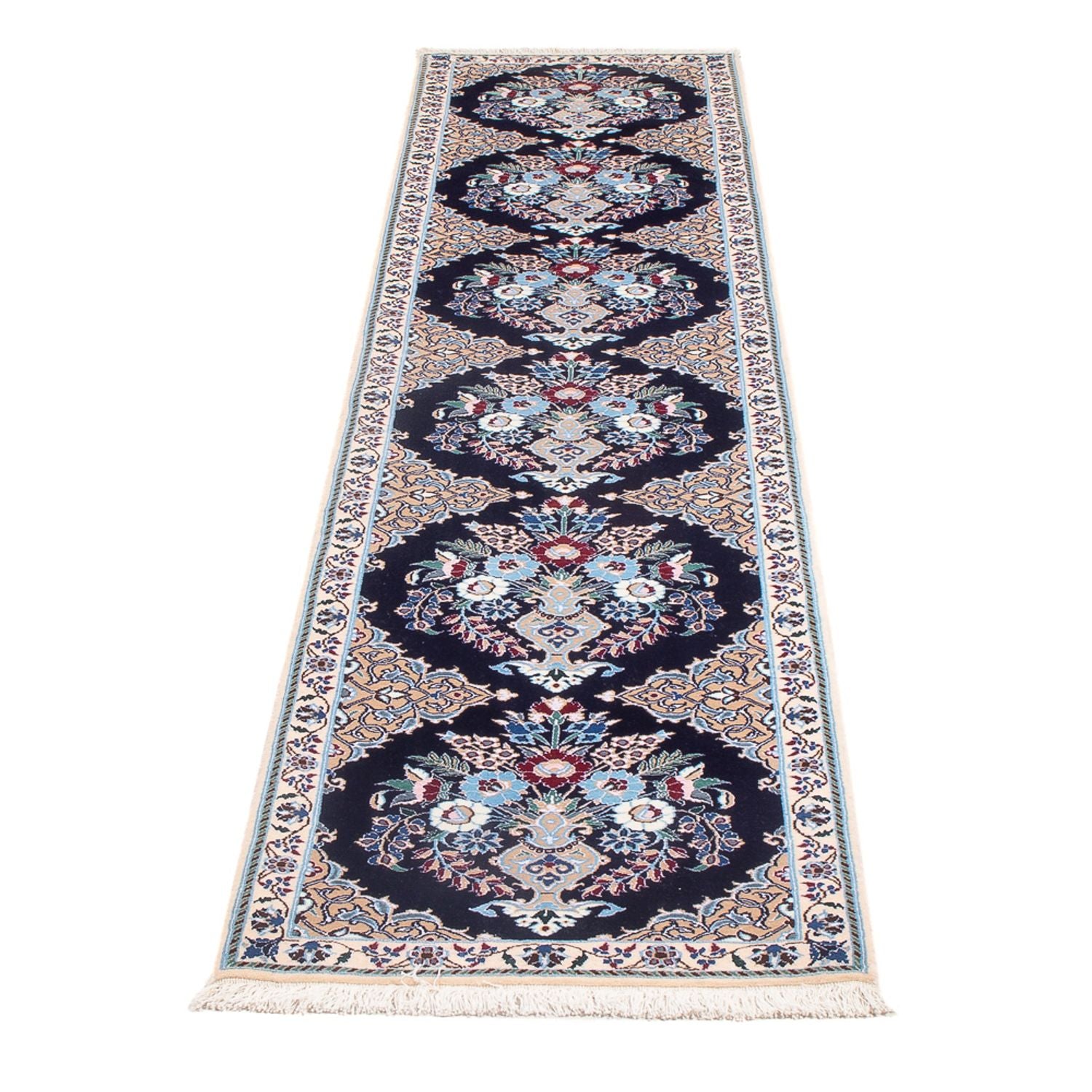 Tappeto corsia Tappeto Persero - Nain - Premio - 228 x 48 cm - blu scuro