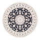 Tappeto Persero - Nain - Premio rotondo  - 105 x 104 cm - blu scuro