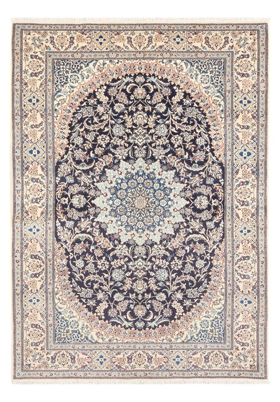 Nain - 6La Tappeto 130x195cm - Tappeto persiano - blu scuro