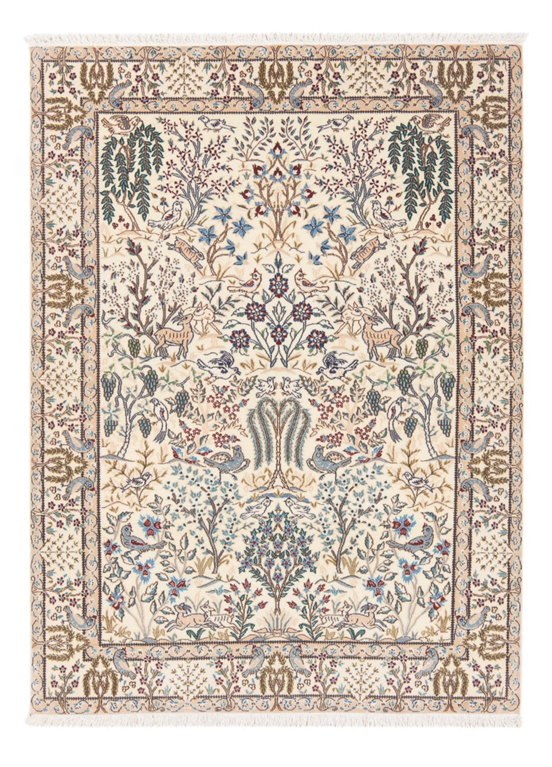 Tappeto Persero - Nain - Premio - 140 x 100 cm - crema
