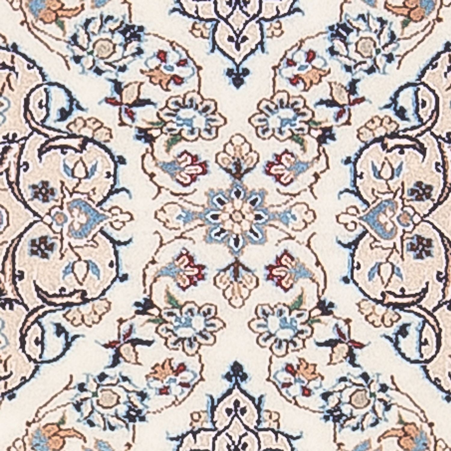 Tappeto corsia Tappeto Persero - Nain - Premio - 140 x 48 cm - crema