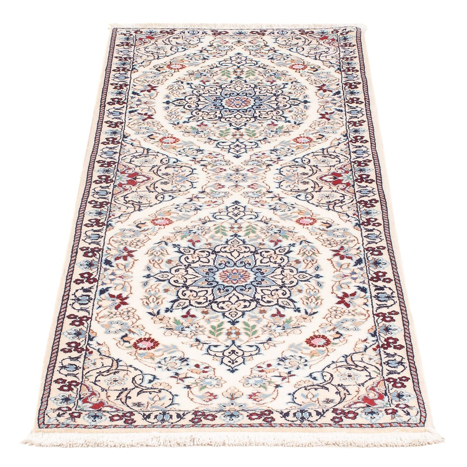Tappeto corsia Tappeto Persero - Nain - Premio - 140 x 48 cm - crema