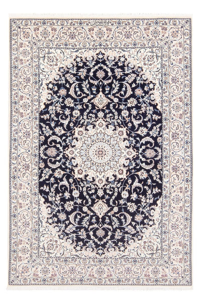 Nain - 6La Tappeto 128x175cm - Tappeto persiano - blu scuro