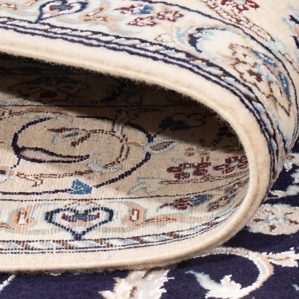 Tappeto Persero - Nain - Premio - 175 x 128 cm - blu scuro