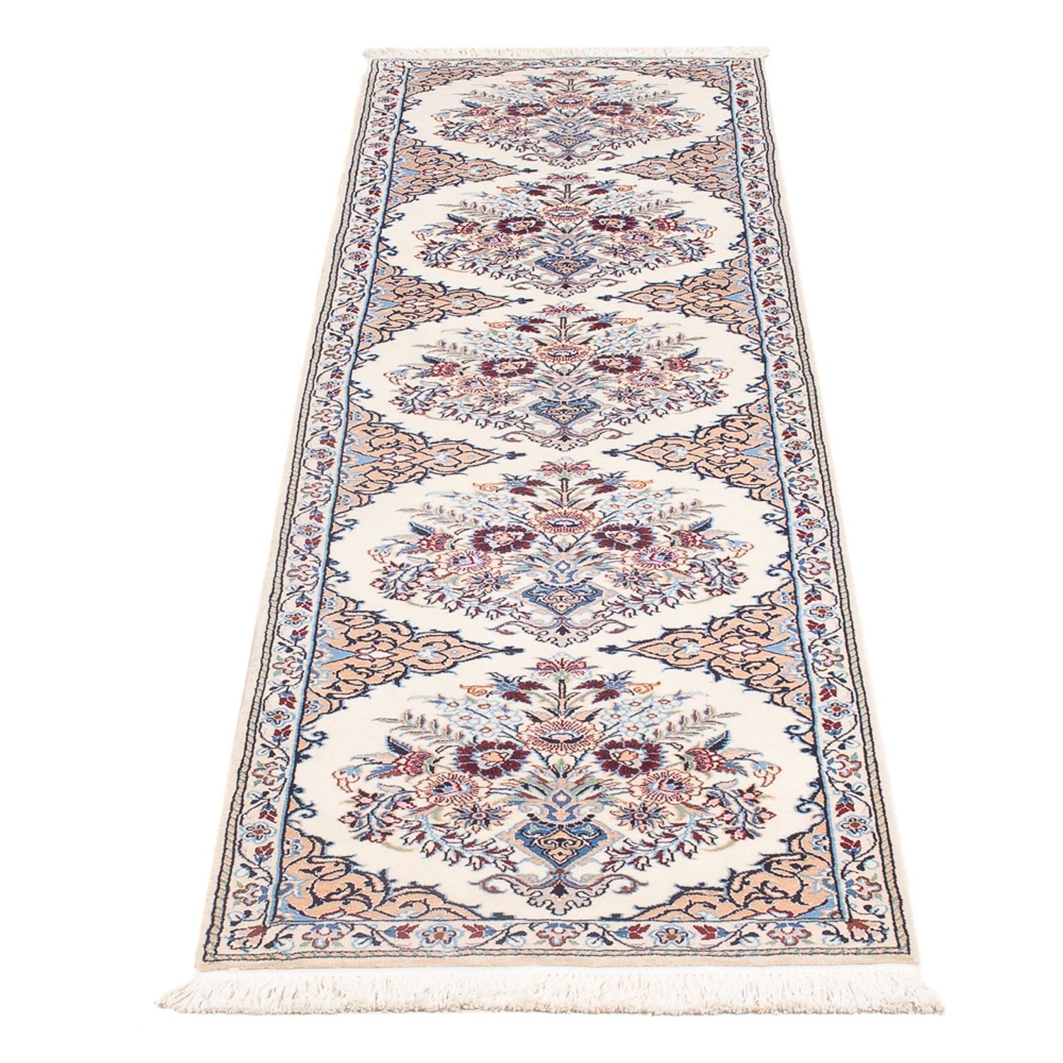 Tappeto corsia Tappeto Persero - Nain - Premio - 203 x 48 cm - crema