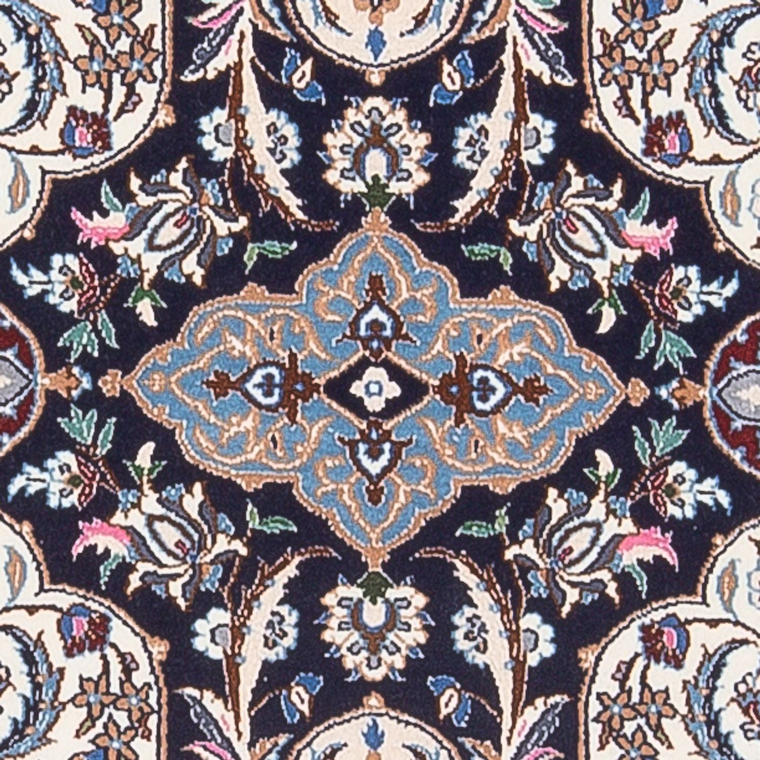 Tappeto corsia Tappeto Persero - Nain - Premio - 220 x 52 cm - blu scuro