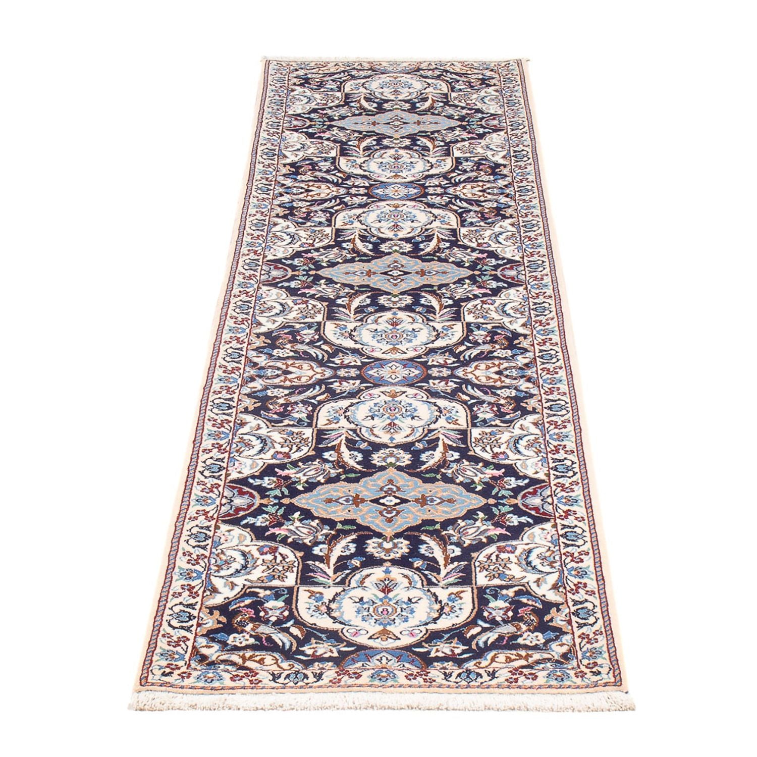 Tappeto corsia Tappeto Persero - Nain - Premio - 220 x 52 cm - blu scuro