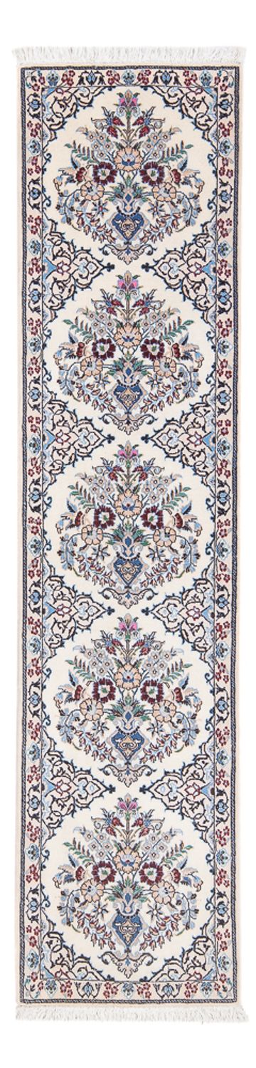 Tappeto corsia Tappeto Persero - Nain - Premio - 194 x 48 cm - crema