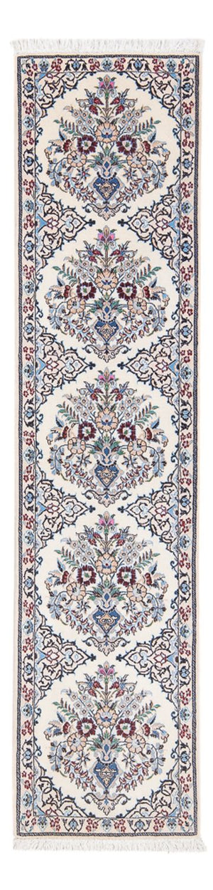Tappeto corsia Tappeto Persero - Nain - Premio - 194 x 48 cm - crema