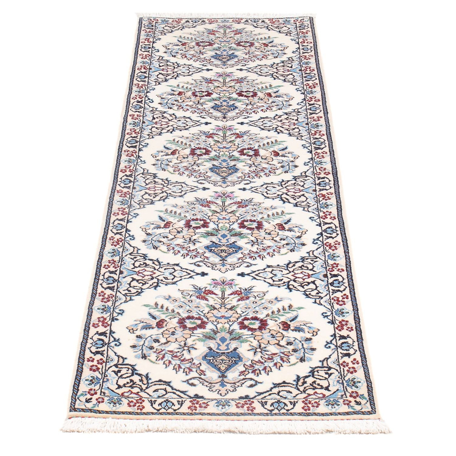 Tappeto corsia Tappeto Persero - Nain - Premio - 194 x 48 cm - crema
