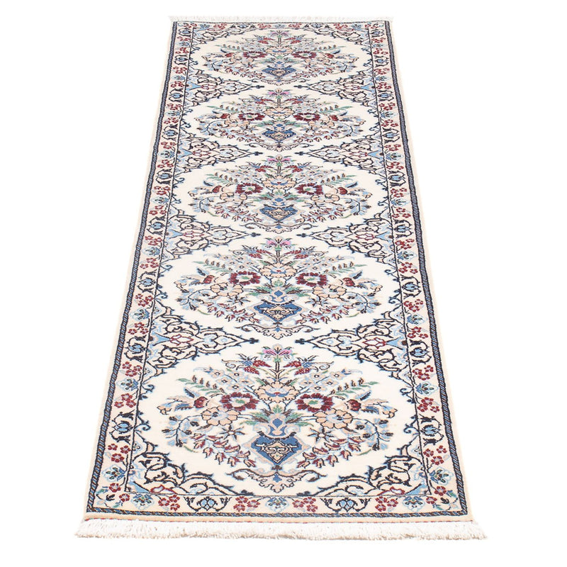 Tappeto corsia Tappeto Persero - Nain - Premio - 194 x 48 cm - crema