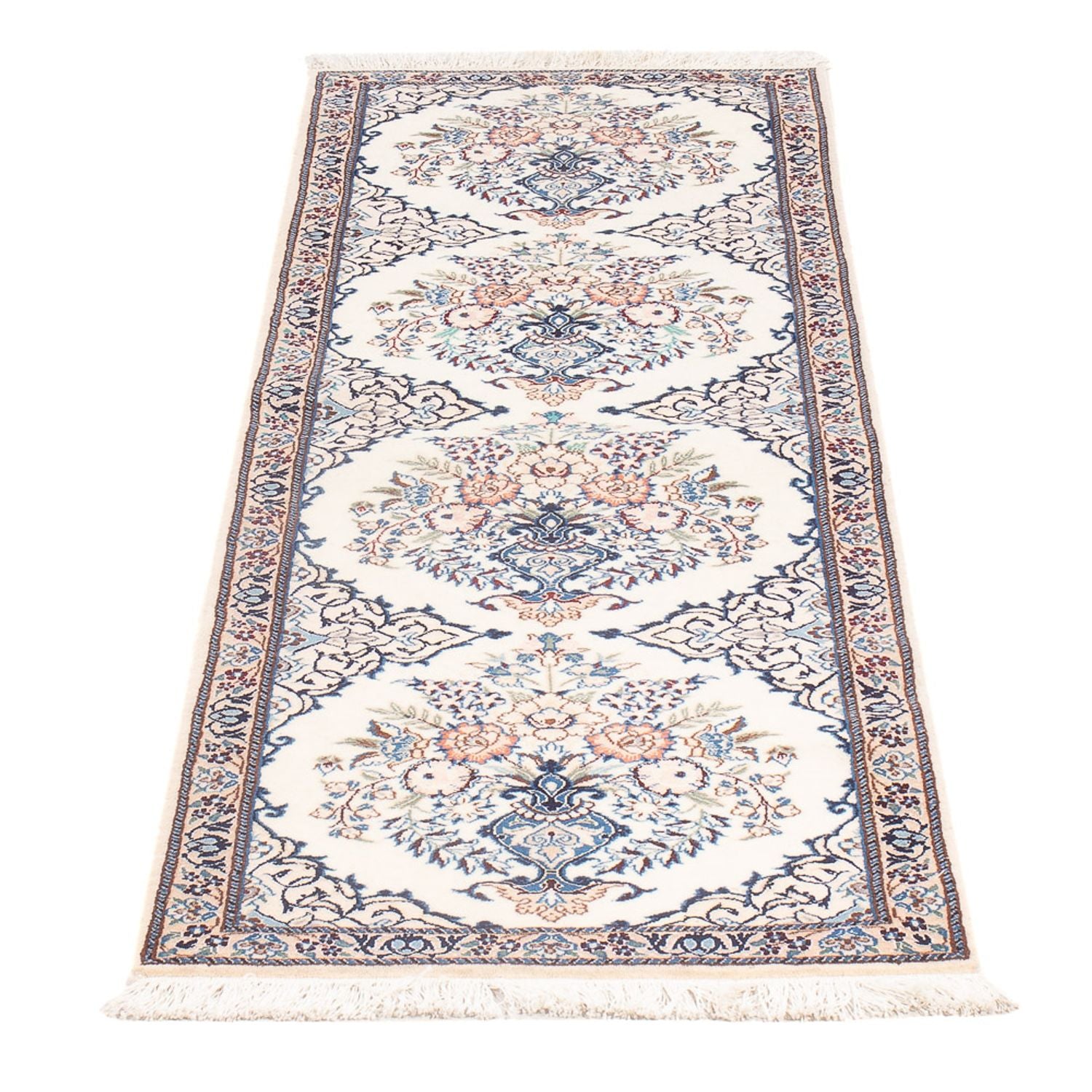 Tappeto corsia Tappeto Persero - Nain - Premio - 155 x 48 cm - crema
